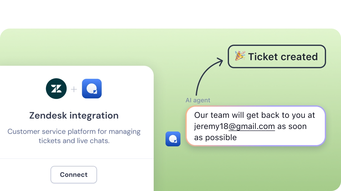 Keep all your chat info where your team already works.