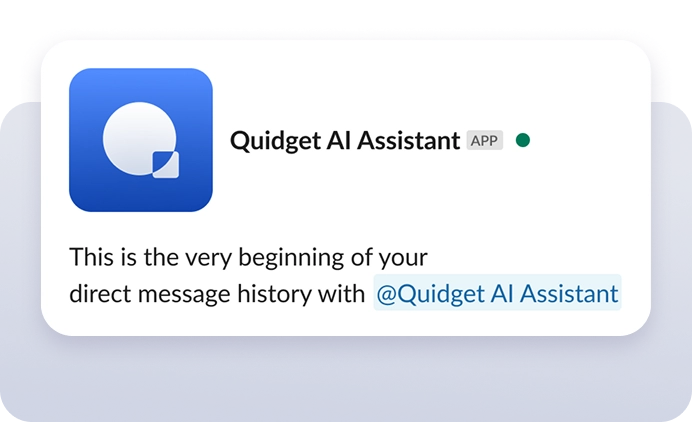 Private Slack DMs for sensitive asks Ask things like “How much PTO do I have?” or “Where’s the contractor agreement?” — without broadcasting it.