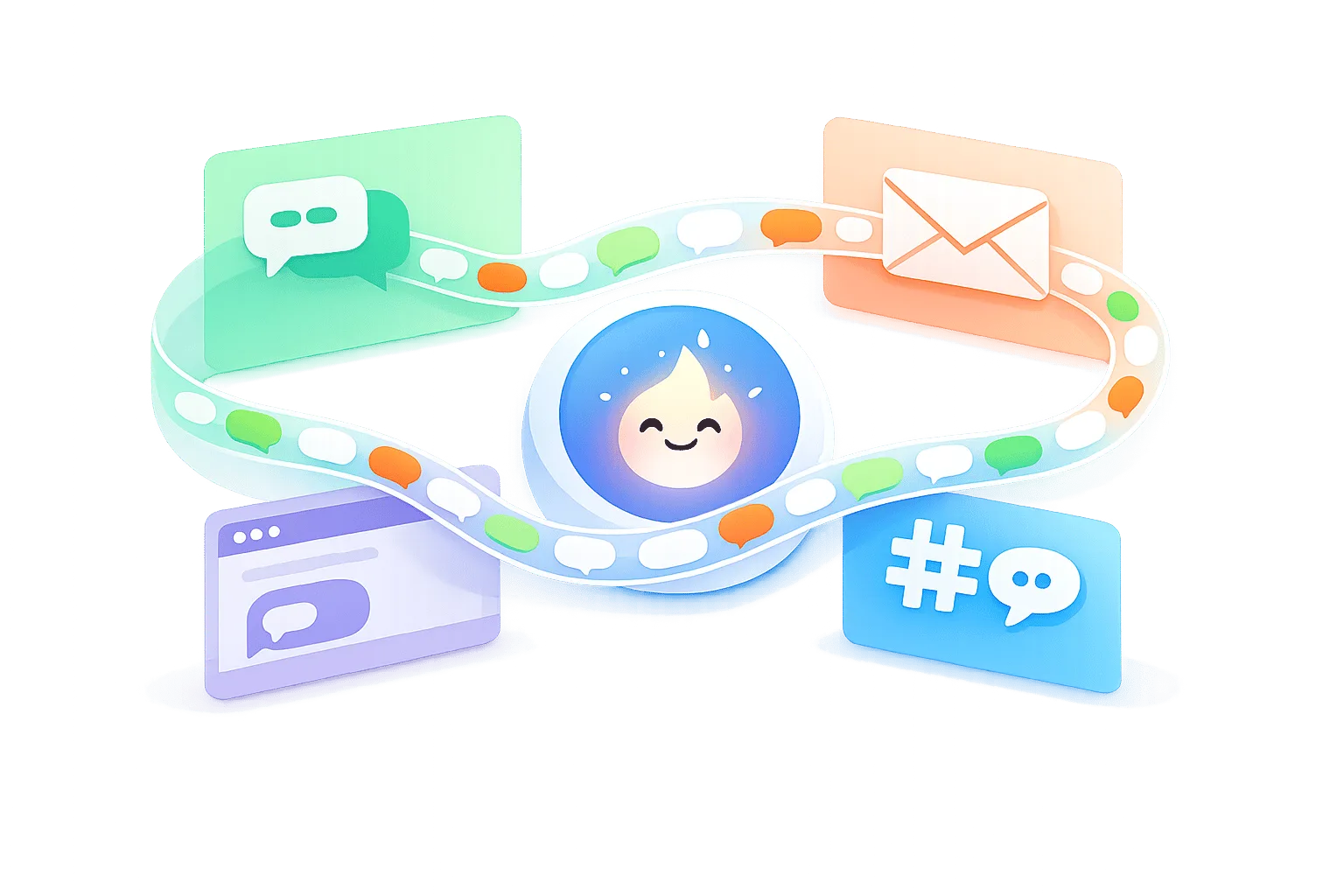 One AI Agent for WhatsApp, Email, Website, and Social